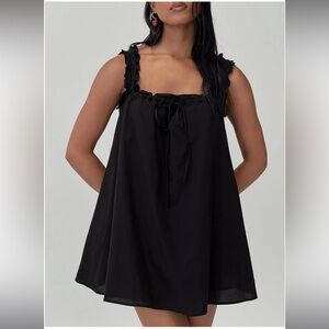 Black Baby Doll Dress - Princess Polly